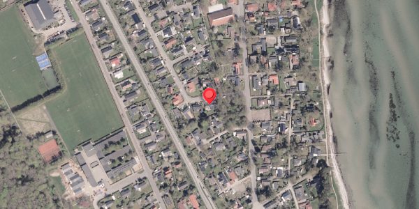 Oversvømmelsesrisiko fra vandløb på Lærkevej 1, 8300 Odder
