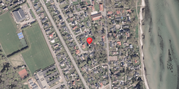 Oversvømmelsesrisiko fra vandløb på Lærkevej 2, 8300 Odder