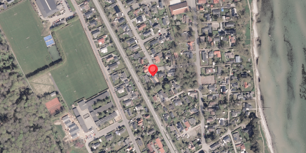 Oversvømmelsesrisiko fra vandløb på Lærkevej 5, 8300 Odder