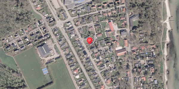 Oversvømmelsesrisiko fra vandløb på Lærkevej 40, 8300 Odder