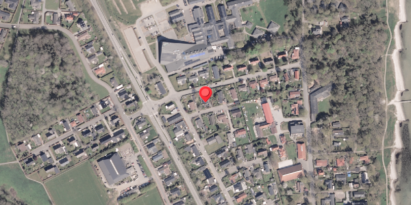 Oversvømmelsesrisiko fra vandløb på Lærkevej 60, 8300 Odder