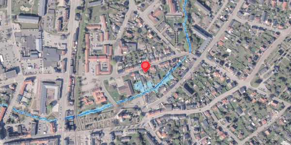 Oversvømmelsesrisiko fra vandløb på Mejerivej 20A, 8300 Odder