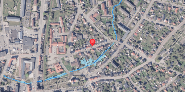 Oversvømmelsesrisiko fra vandløb på Mejerivej 25, 8300 Odder