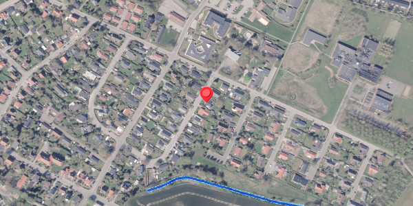 Oversvømmelsesrisiko fra vandløb på Mejsevej 5, 8300 Odder