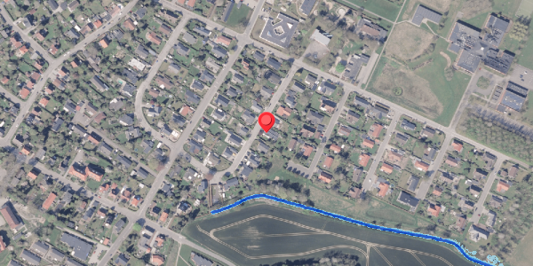 Oversvømmelsesrisiko fra vandløb på Mejsevej 11, 8300 Odder