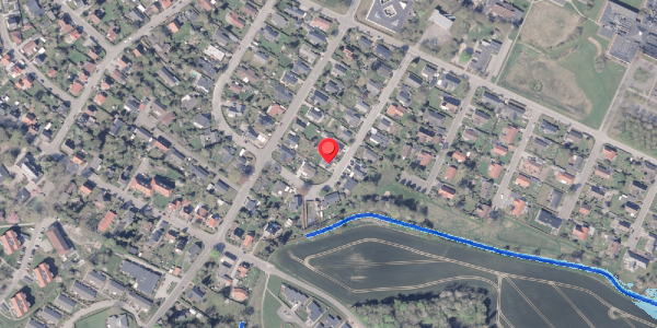 Oversvømmelsesrisiko fra vandløb på Mejsevej 16, 8300 Odder