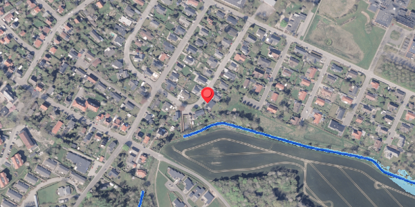 Oversvømmelsesrisiko fra vandløb på Mejsevej 17, 8300 Odder