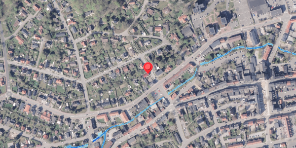 Oversvømmelsesrisiko fra vandløb på Nygade 7, 8300 Odder