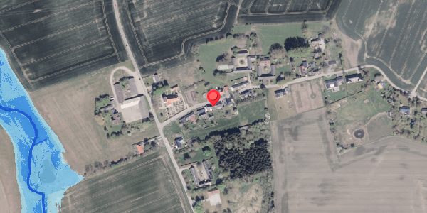 Oversvømmelsesrisiko fra vandløb på Nølev Byvej 10, 8300 Odder