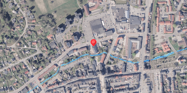 Oversvømmelsesrisiko fra vandløb på Nørregade 13, 1. th, 8300 Odder