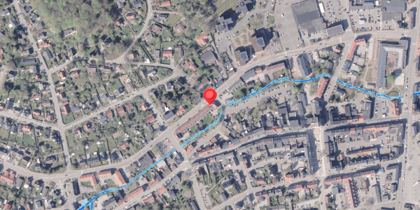 Oversvømmelsesrisiko fra vandløb på Nørregade 35A, 8300 Odder