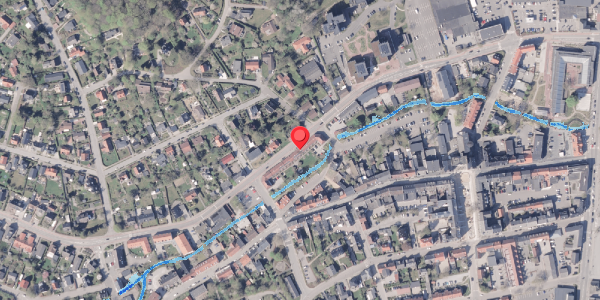 Oversvømmelsesrisiko fra vandløb på Nørregade 39A, 8300 Odder