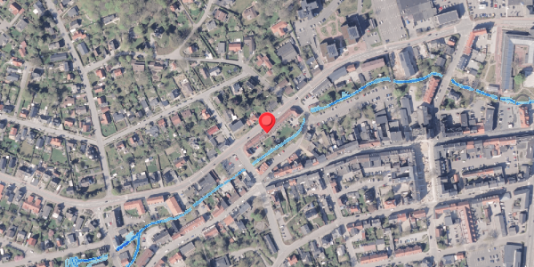 Oversvømmelsesrisiko fra vandløb på Nørregade 43B, 8300 Odder