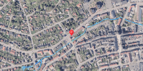 Oversvømmelsesrisiko fra vandløb på Nørregade 47A, 8300 Odder