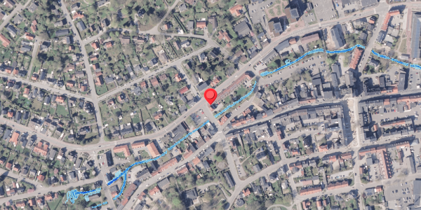 Oversvømmelsesrisiko fra vandløb på Nørregade 49B, 8300 Odder
