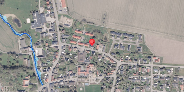 Oversvømmelsesrisiko fra vandløb på Otto Møllersgade 7, 8300 Odder