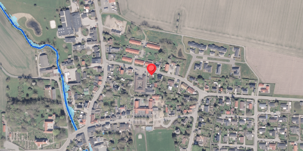 Oversvømmelsesrisiko fra vandløb på Otto Møllersgade 8, 8300 Odder