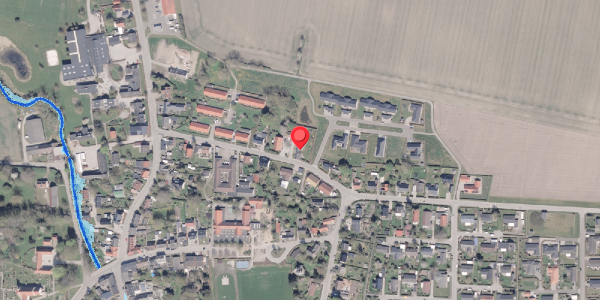 Oversvømmelsesrisiko fra vandløb på Otto Møllersgade 11, 8300 Odder