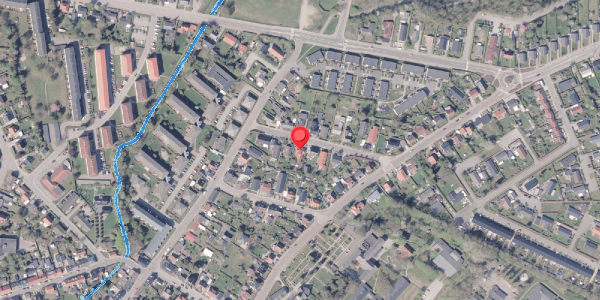Oversvømmelsesrisiko fra vandløb på Parcelvej 9, 8300 Odder