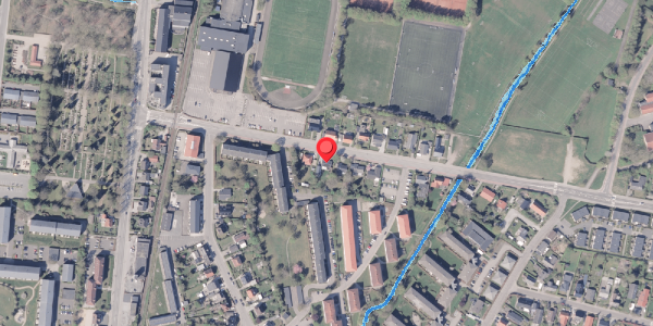 Oversvømmelsesrisiko fra vandløb på Parkvej 16, 8300 Odder