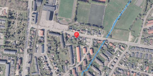 Oversvømmelsesrisiko fra vandløb på Parkvej 18, 8300 Odder