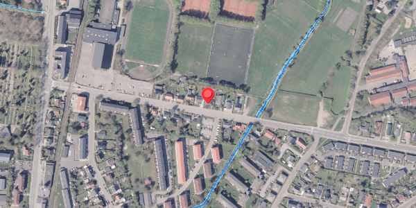 Oversvømmelsesrisiko fra vandløb på Parkvej 23, 8300 Odder
