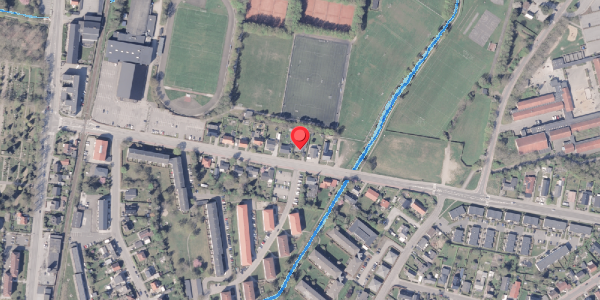 Oversvømmelsesrisiko fra vandløb på Parkvej 25, 8300 Odder