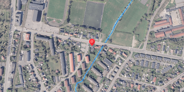 Oversvømmelsesrisiko fra vandløb på Parkvej 28, 8300 Odder