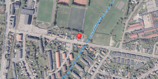 Oversvømmelsesrisiko fra vandløb på Parkvej 29, 8300 Odder