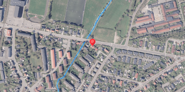 Oversvømmelsesrisiko fra vandløb på Parkvej 34, 8300 Odder