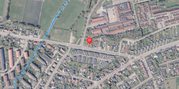 Oversvømmelsesrisiko fra vandløb på Parkvej 51, 8300 Odder