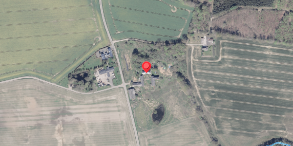 Oversvømmelsesrisiko fra vandløb på Petersholmsvej 165, 8300 Odder