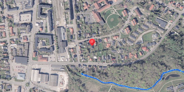 Oversvømmelsesrisiko fra vandløb på Præstevænget 4, 8300 Odder