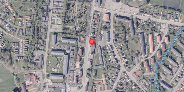 Oversvømmelsesrisiko fra vandløb på Rådhusgade 40, 8300 Odder