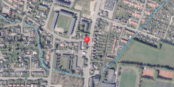 Oversvømmelsesrisiko fra vandløb på Rådhusgade 67, 8300 Odder