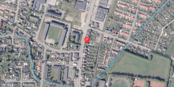 Oversvømmelsesrisiko fra vandløb på Rådhusgade 84, 8300 Odder