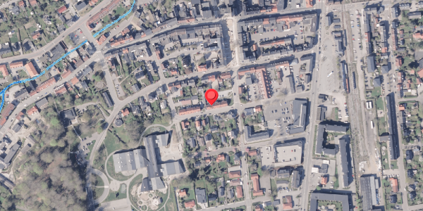 Oversvømmelsesrisiko fra vandløb på Rathlousgade 24, . , 8300 Odder