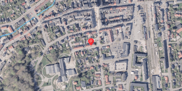 Oversvømmelsesrisiko fra vandløb på Rathlousgade 30, . , 8300 Odder
