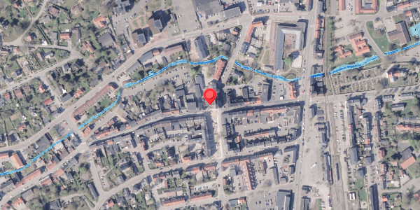 Oversvømmelsesrisiko fra vandløb på Rosensgade 18, 8300 Odder