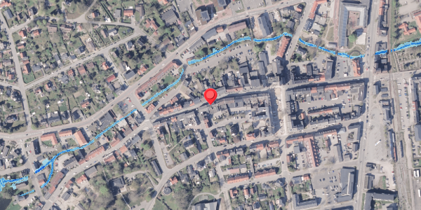 Oversvømmelsesrisiko fra vandløb på Rosensgade 41, 2. th, 8300 Odder