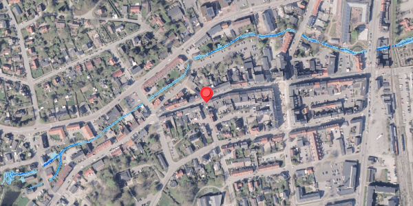 Oversvømmelsesrisiko fra vandløb på Rosensgade 43C, 8300 Odder