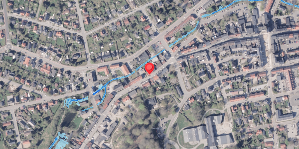 Oversvømmelsesrisiko fra vandløb på Rosensgade 62B, 8300 Odder