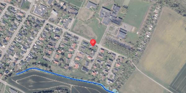 Oversvømmelsesrisiko fra vandløb på Rørsangervej 2, 8300 Odder