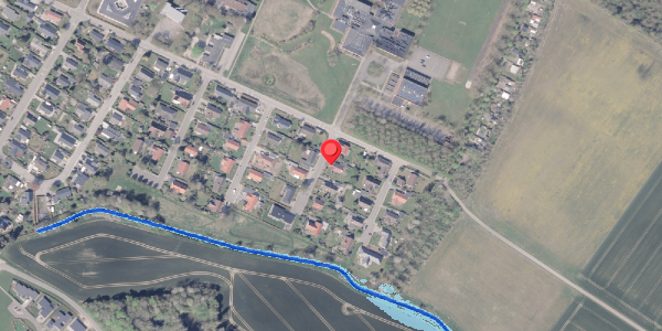 Oversvømmelsesrisiko fra vandløb på Rørsangervej 3, 8300 Odder