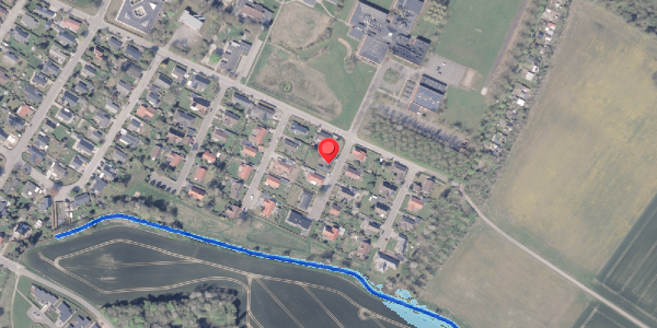 Oversvømmelsesrisiko fra vandløb på Rørsangervej 4, . , 8300 Odder