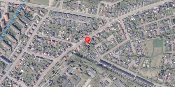 Oversvømmelsesrisiko fra vandløb på Rørthvej 46, 8300 Odder