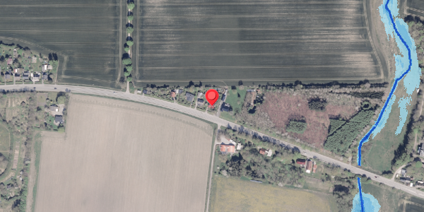 Oversvømmelsesrisiko fra vandløb på Rørthvej 195, . , 8300 Odder
