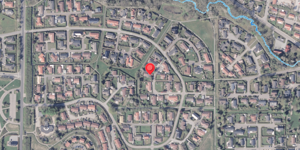 Oversvømmelsesrisiko fra vandløb på Saloparken 213, 8300 Odder