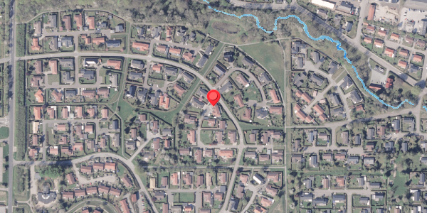 Oversvømmelsesrisiko fra vandløb på Saloparken 225, 8300 Odder