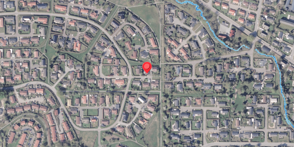 Oversvømmelsesrisiko fra vandløb på Saloparken 232, 8300 Odder